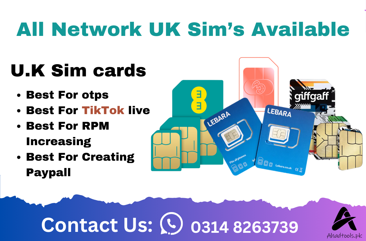 UK All Network Sims Available For Sell